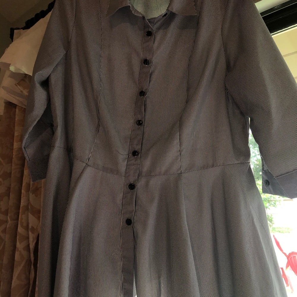 Peplum button up shirt